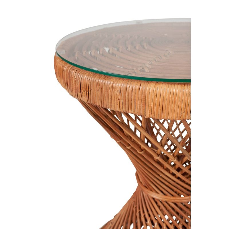 Coraline Accent Table Antique Brown - East at Main