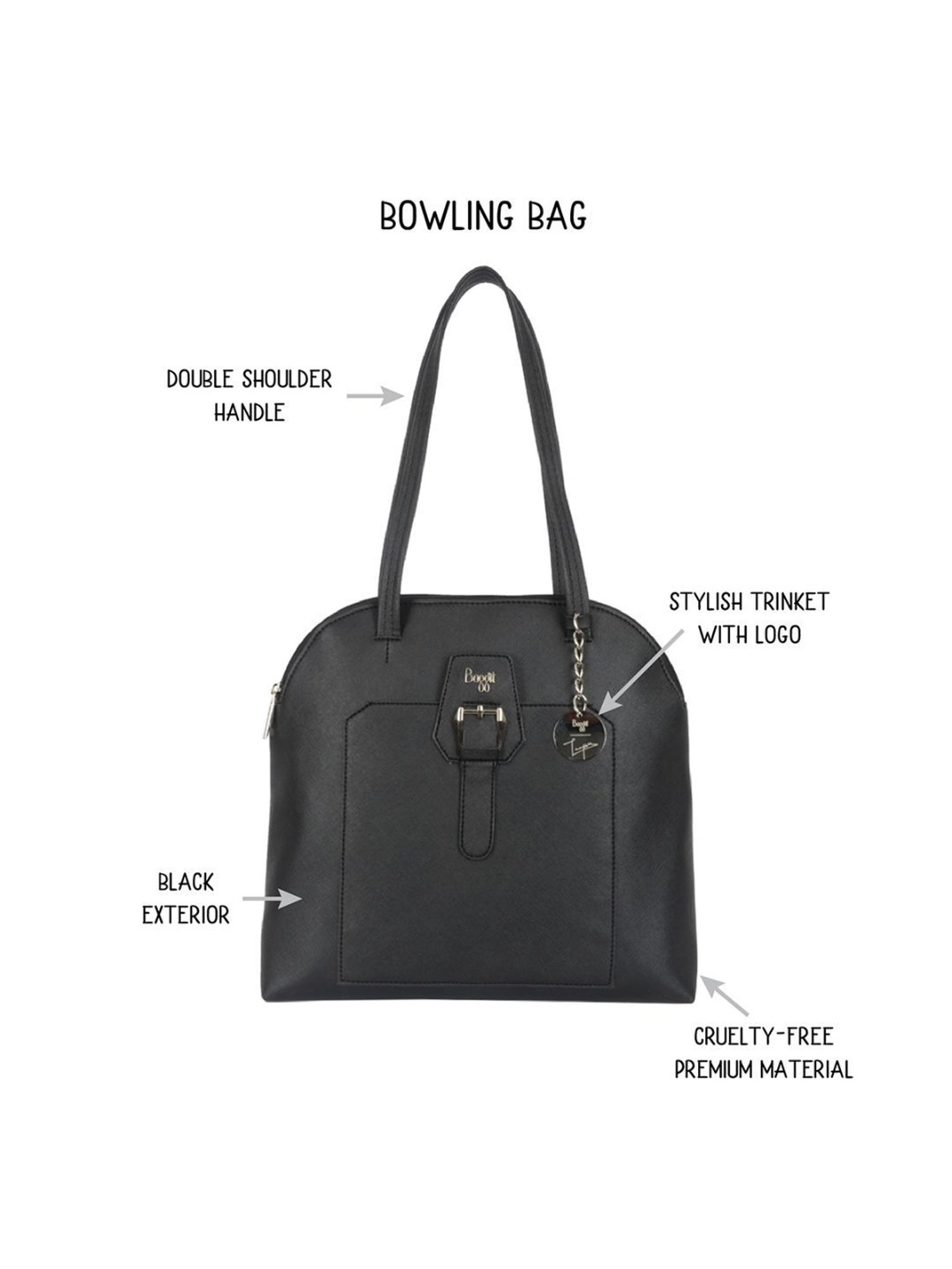 Baggit Black Large Shoulder Bag