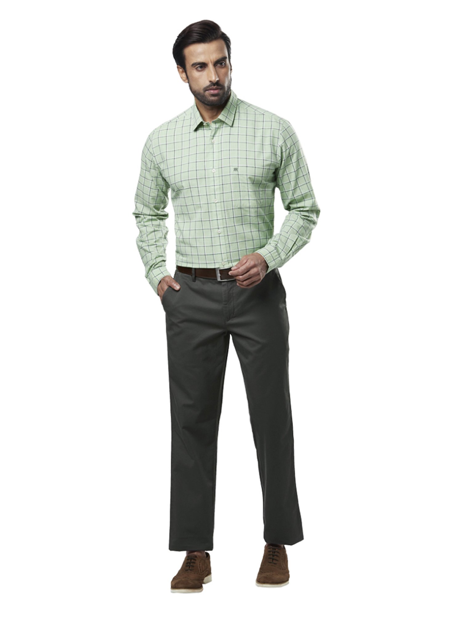 Raymond Grey  Slim Fit Trousers