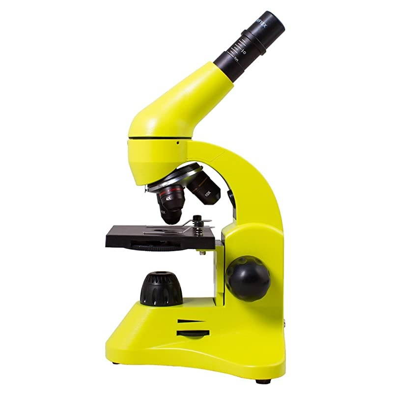 Rainbow 50L Lime Lightweight Student Microscope 40800x with Experiment Kit and Storage Case
