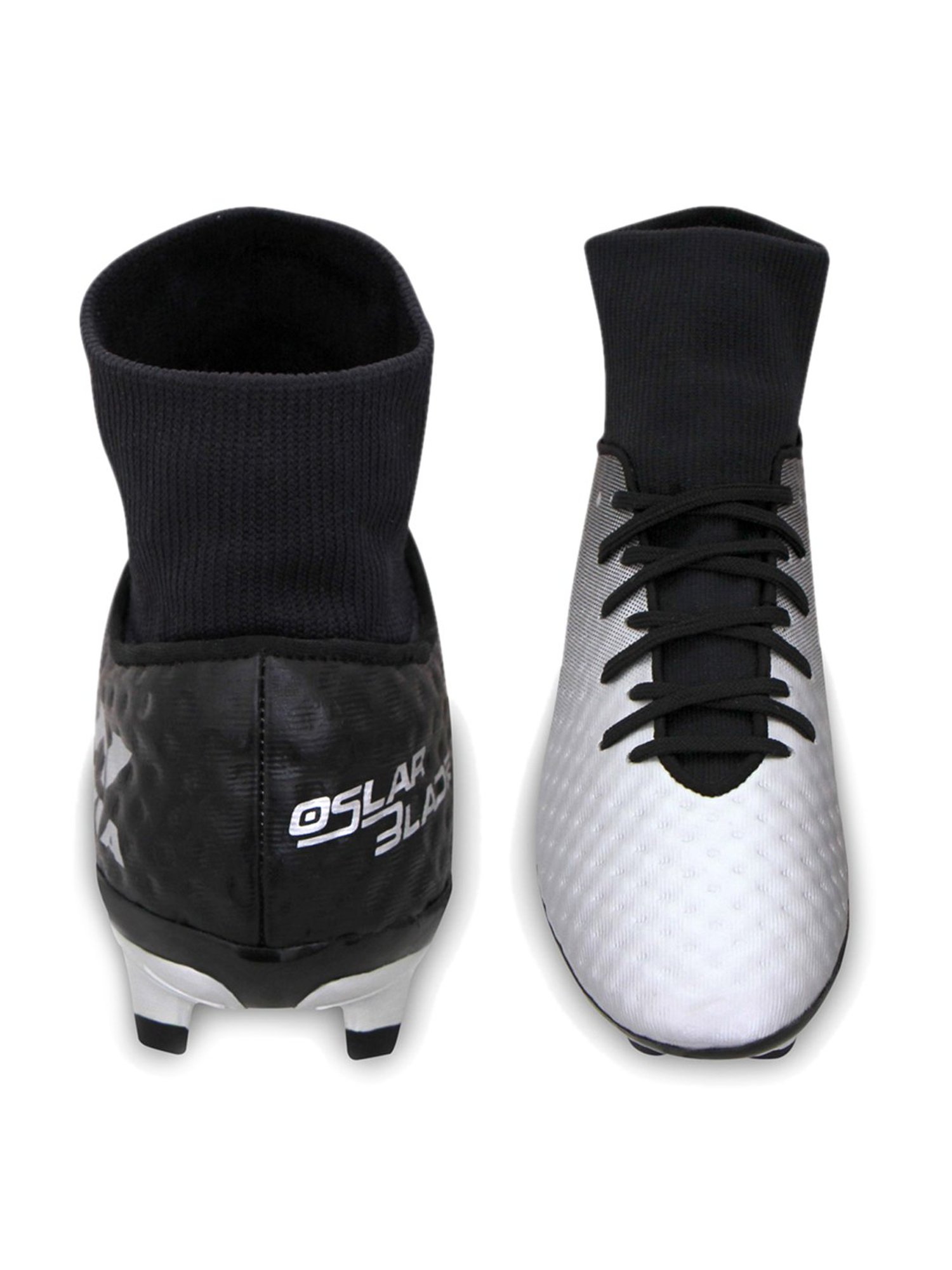 Nivia Oslar Blade 2.0 Silver Football Shoes
