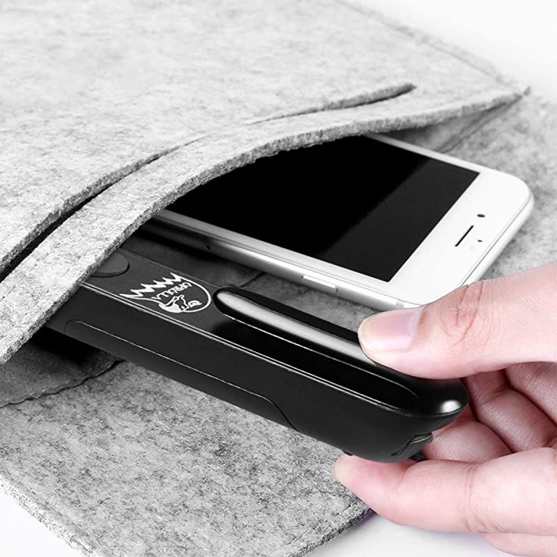 Powerpoint clicker with Laser Pointer Volume Control Wireless Presenter  Presentation Clicker Powerpoint Remote Control Slide Advancer 24GHz Black