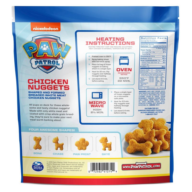 Nickelodeon PAW Patrol Chicken Nuggets - Frozen - 24oz