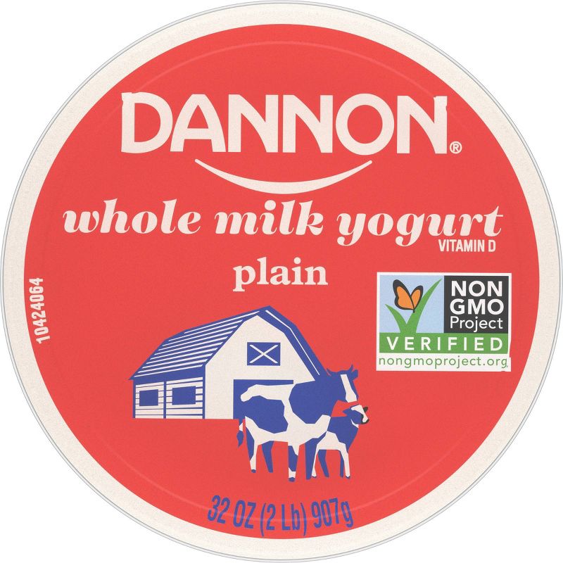 Dannon All Natural Plain Yogurt - 32oz