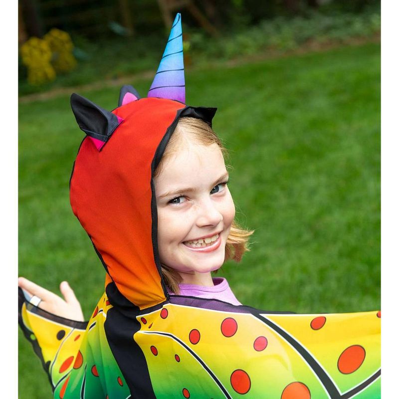 HearthSong Rainbow Butterfly Unicorn Wings for Kids Imaginative Play