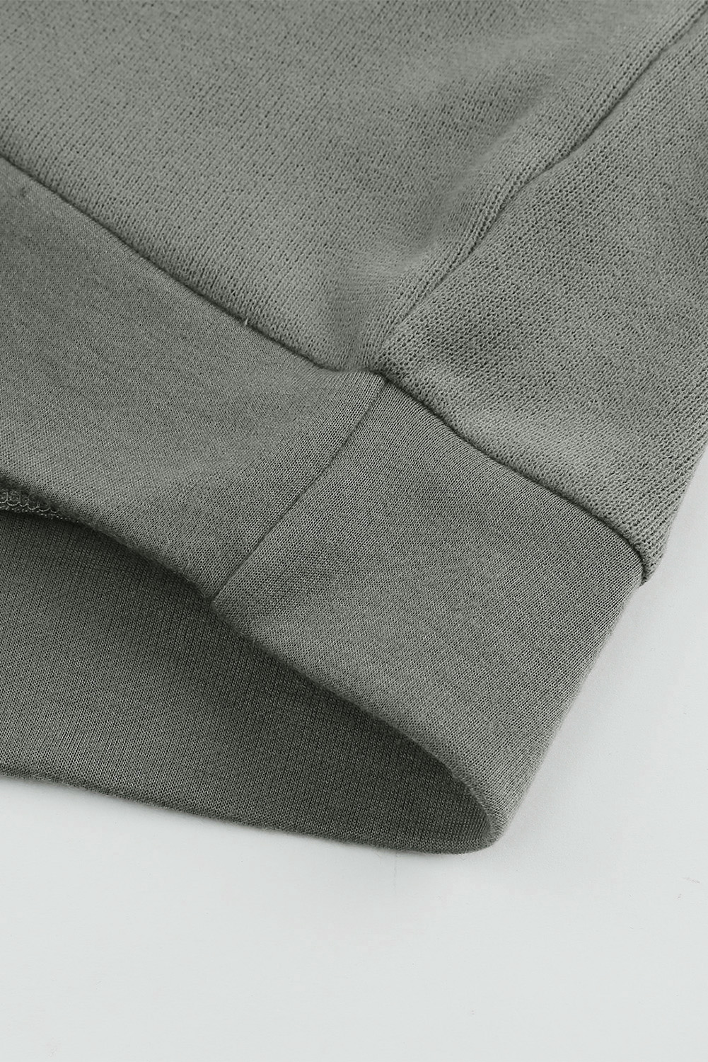 Pink Sequins Candy Cane Round Neck Sweatshirt