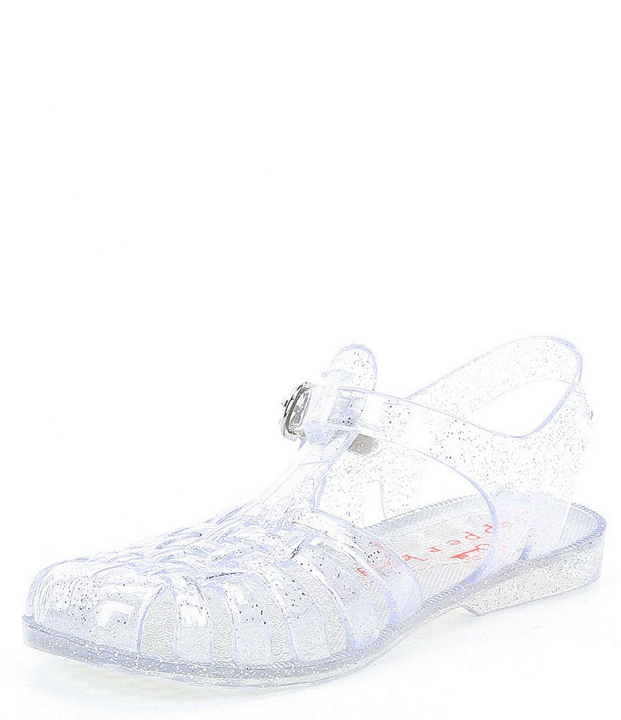Copper Key Girls' Jelleee Fisherman Sparkle Jelly Sandals (Infant)