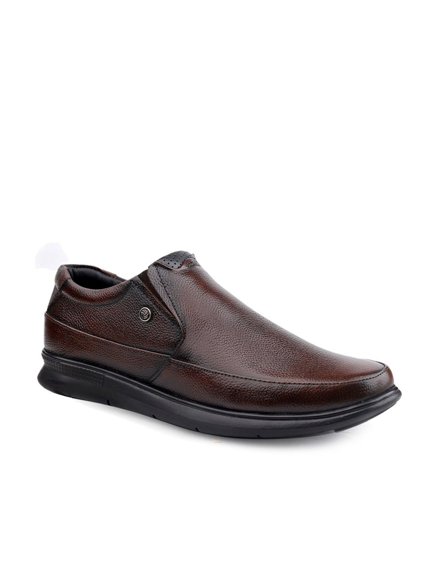 Bacca Bucci Men's Leather Office Brown Formal Loafers