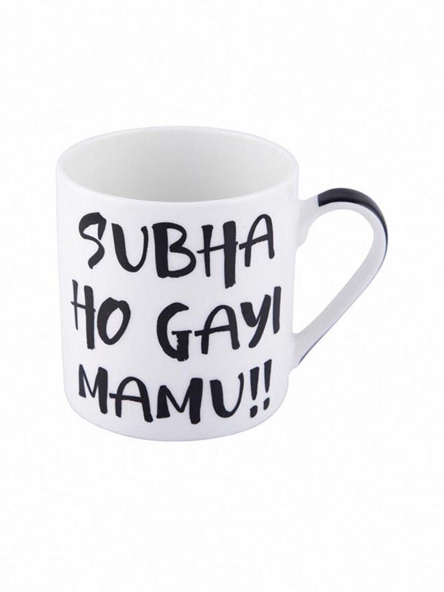 Goodhomes Multicolor Bone China Coffee Mugs (350 ml) - Set of 4