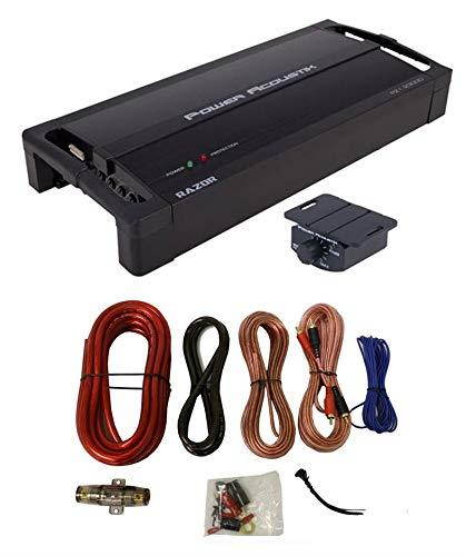 power acoustik rz12300d 2300w monoblock car audio amplifier rz12300d + amp kit