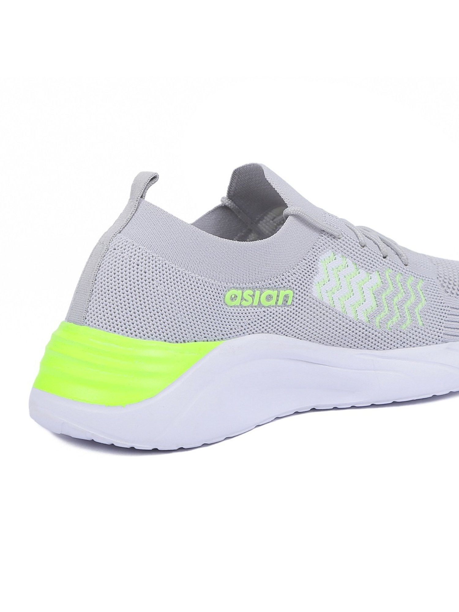 Asian Men's Grey Running Shoes