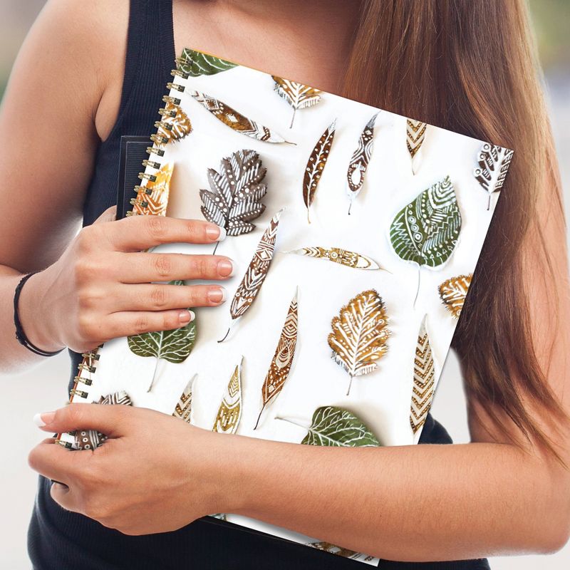 2021-22 Academic Planner 8.5" x 11" Stems & Leaves Daily/Weekly/Monthly - The Time Factory