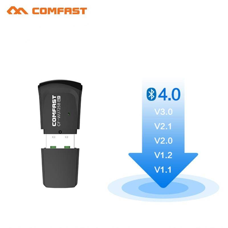 Wifi USB dongle CF-WU725B adaptador COMFAST receiver/transmitter chipset RTL8723BU 150Mbps 802.11n Bluetooth4.0 +WIFI