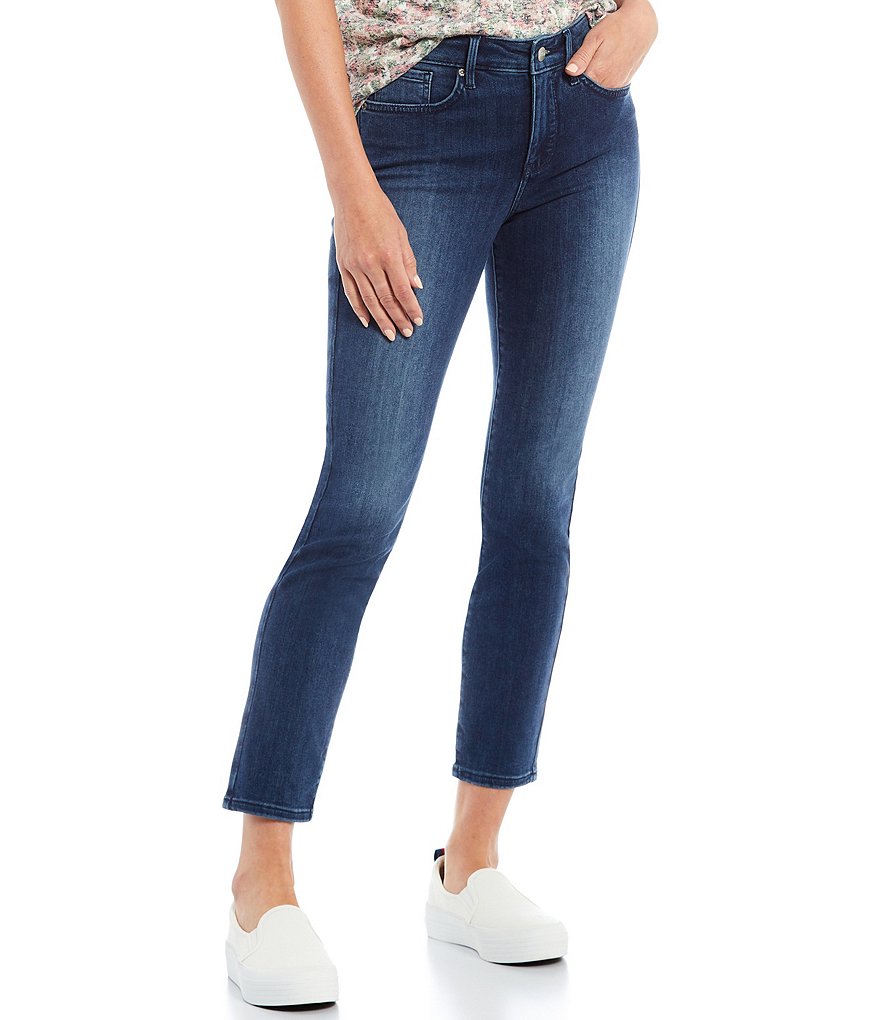 NYDJ Alina Skinny Leg Mid Rise Ankle Legging Jeans