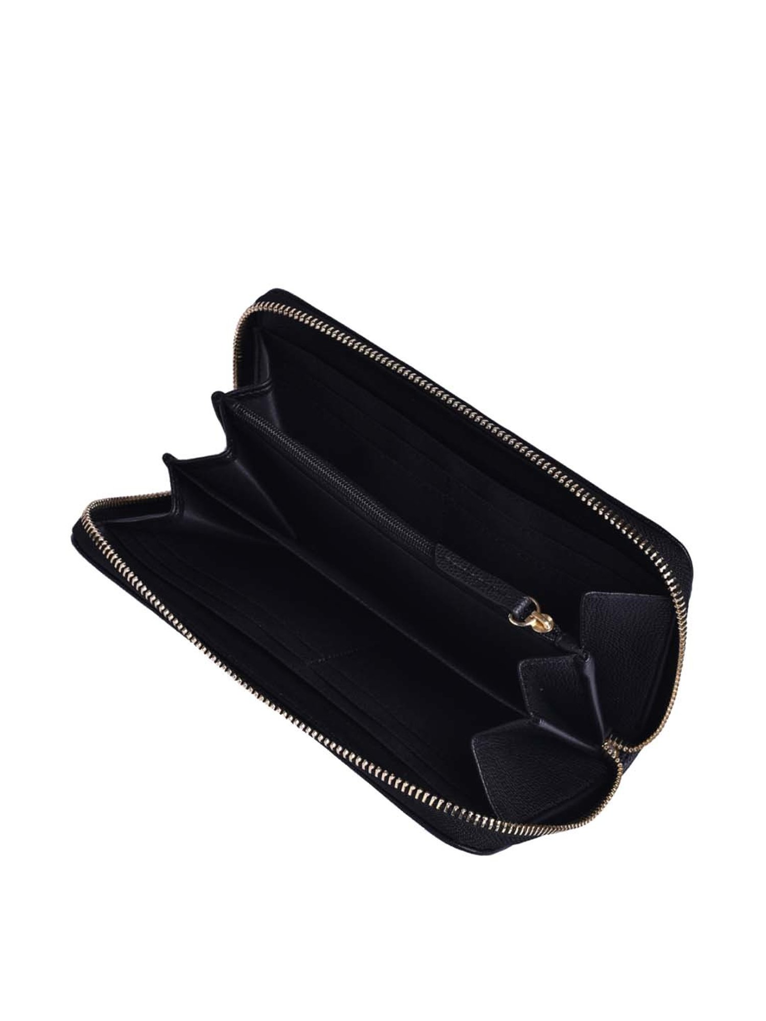 BELWABA Black Solid Zip Around Wallet for Women