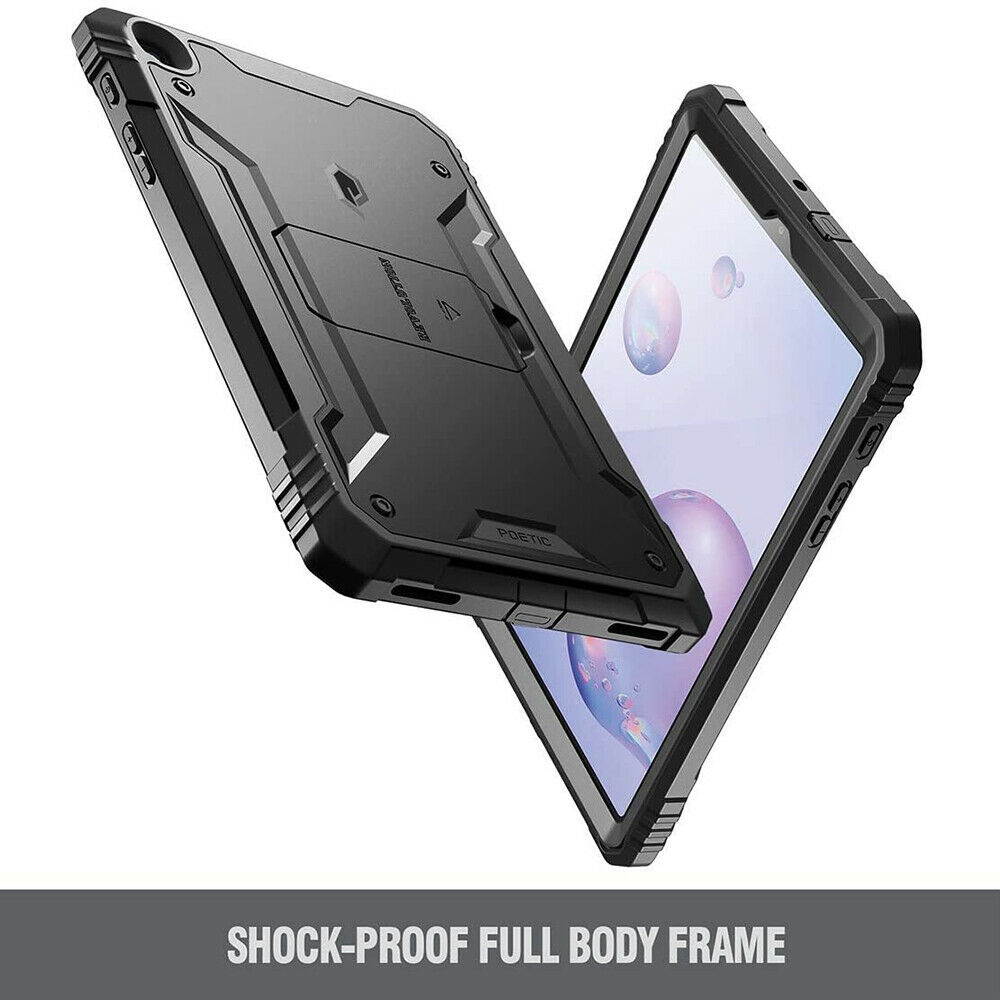 Poetic For Galaxy Tab A 8.4 2020 Tablet Case,Full Coverage Stand Cover Black