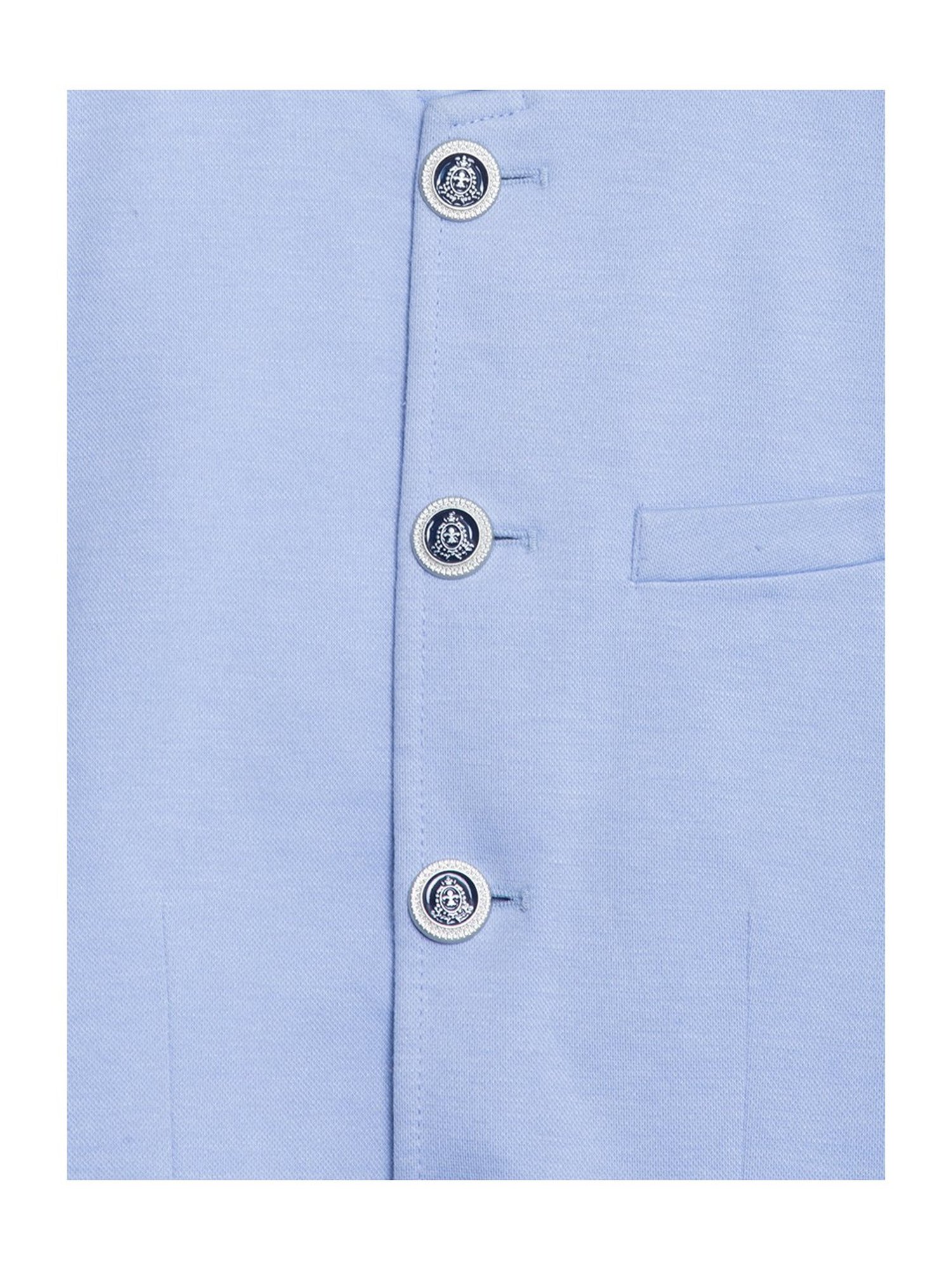 Blue Giraffe Kids Maroon Solid  Blazer