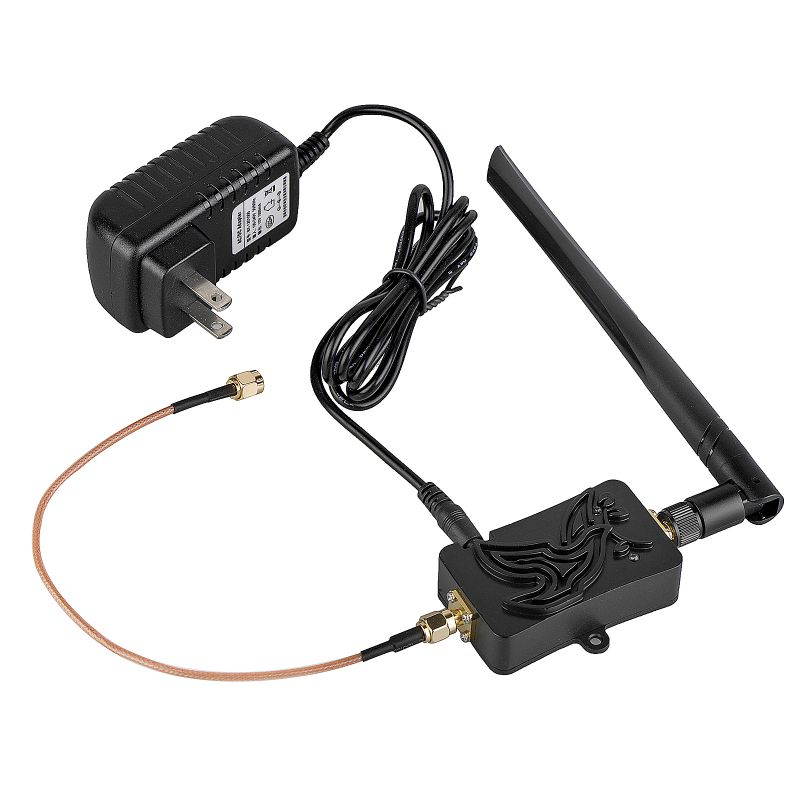 4W WiFi Wireless Signal Booster 2.4GHz Broadband Antenna Amplifier