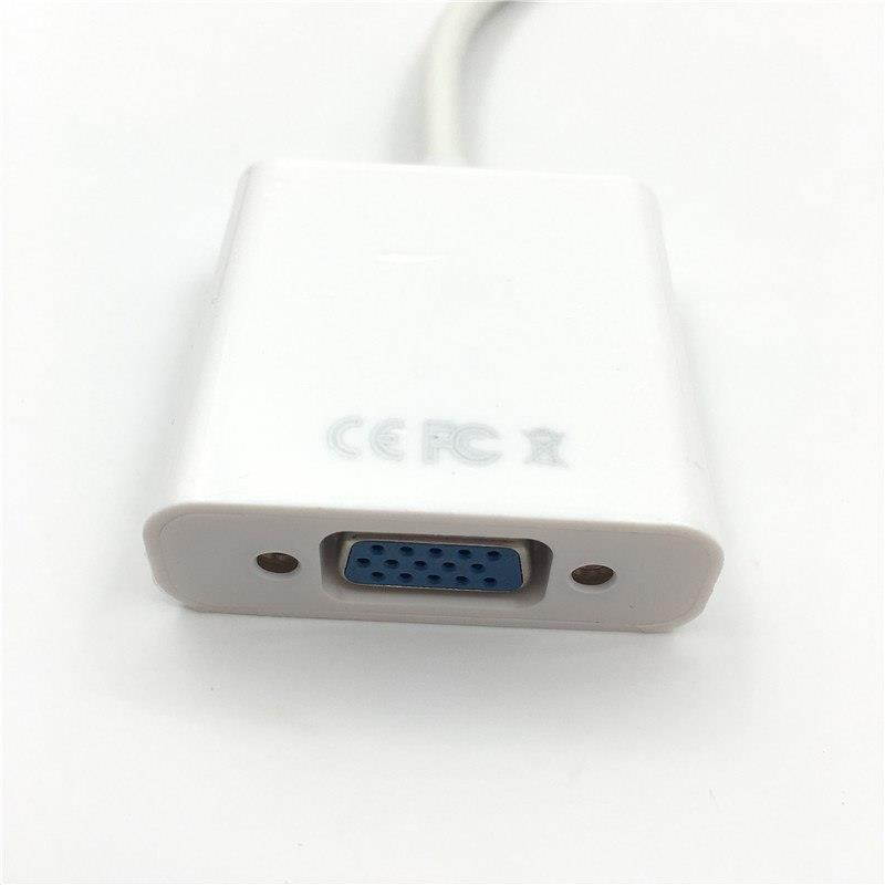 HDMI to VGA Adapter Male To Famale Converter Adapter 1080P Digital to Analog Video Audio For PS4 PC Laptop Tablet TV