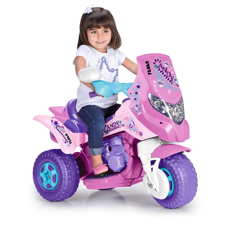 Feber 6V Trimoto Candy 3 Wheel Powered Ride-On - Pink