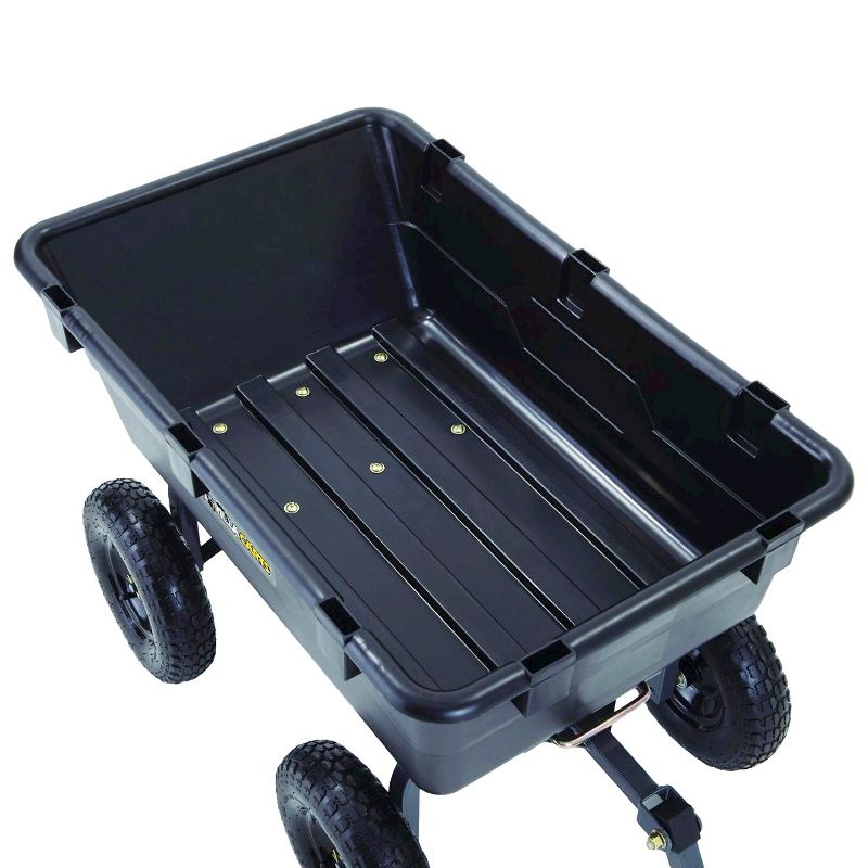 Gorilla Carts Steel Utility Garden Cart with Removable Sides Capacity