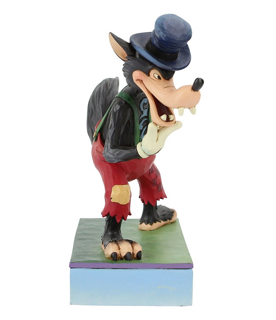 Disney Tradition by Jim Shore Three Little Pigs The Big Bad Wolf #double;I'll Huff and I'll Puff!#double; Figurine