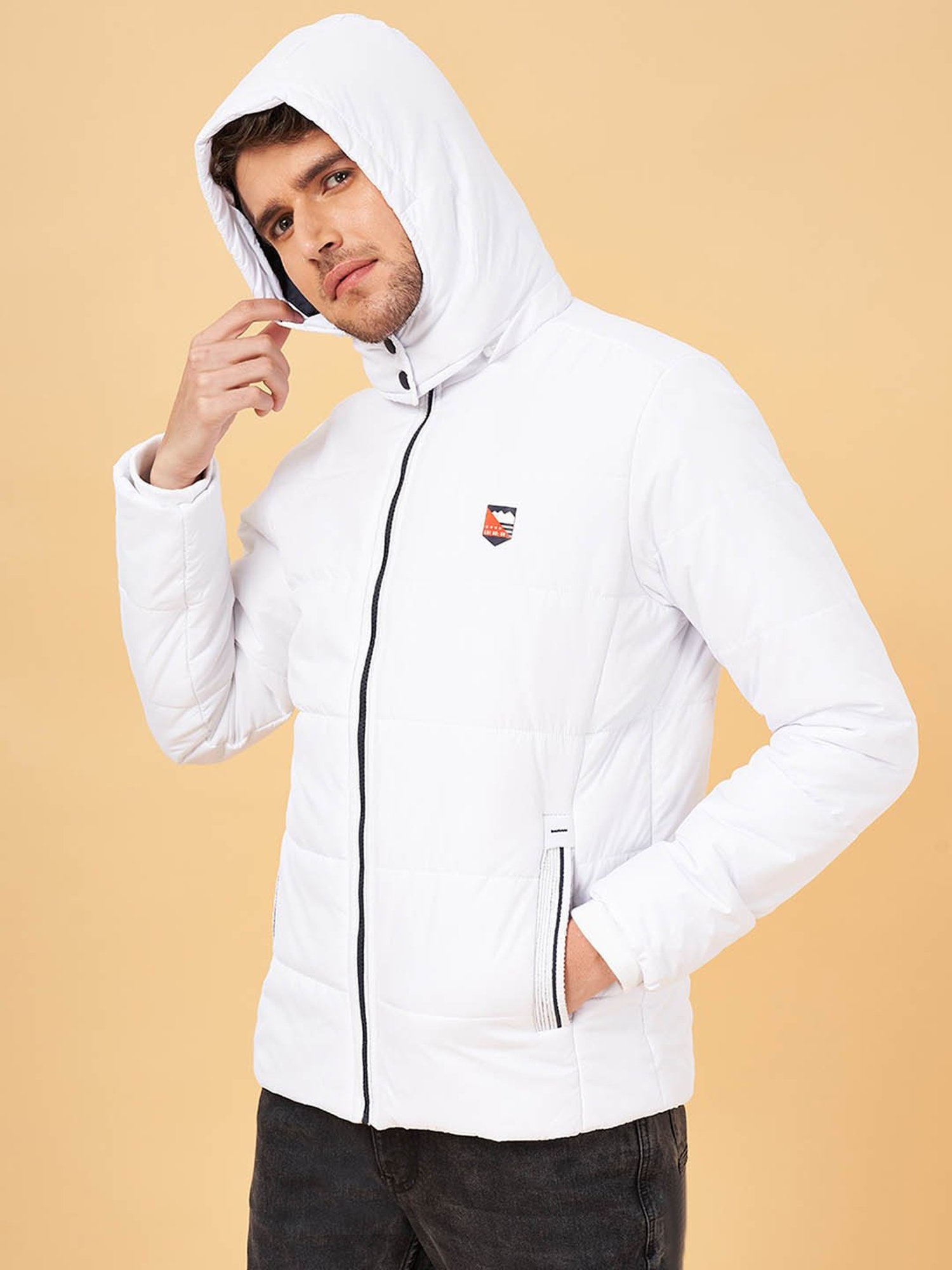 Hummel Blue Regular Fit Solid Jacket