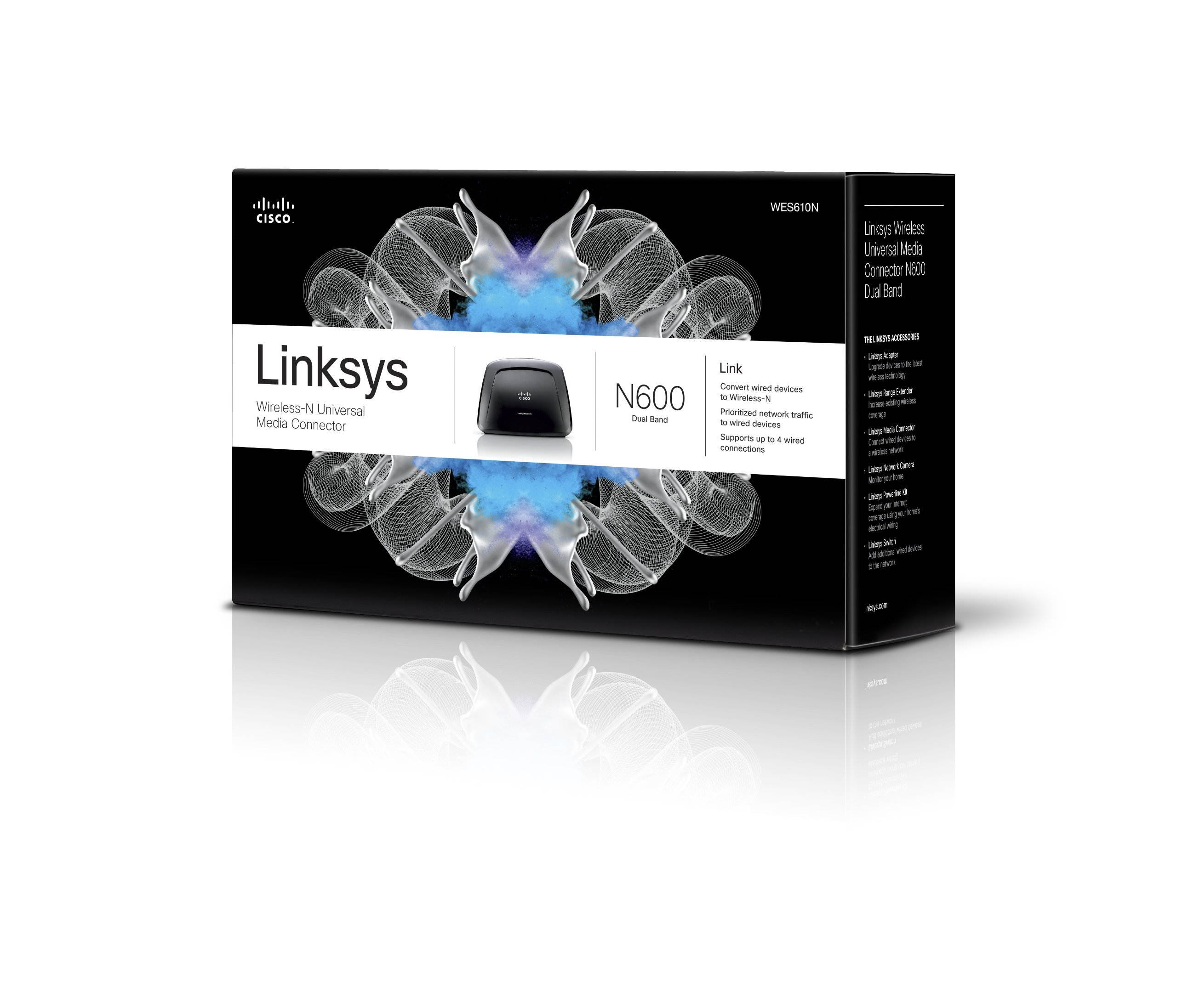 Linksys WES610N 4-Port Dual-Band N Entertainment Bridge