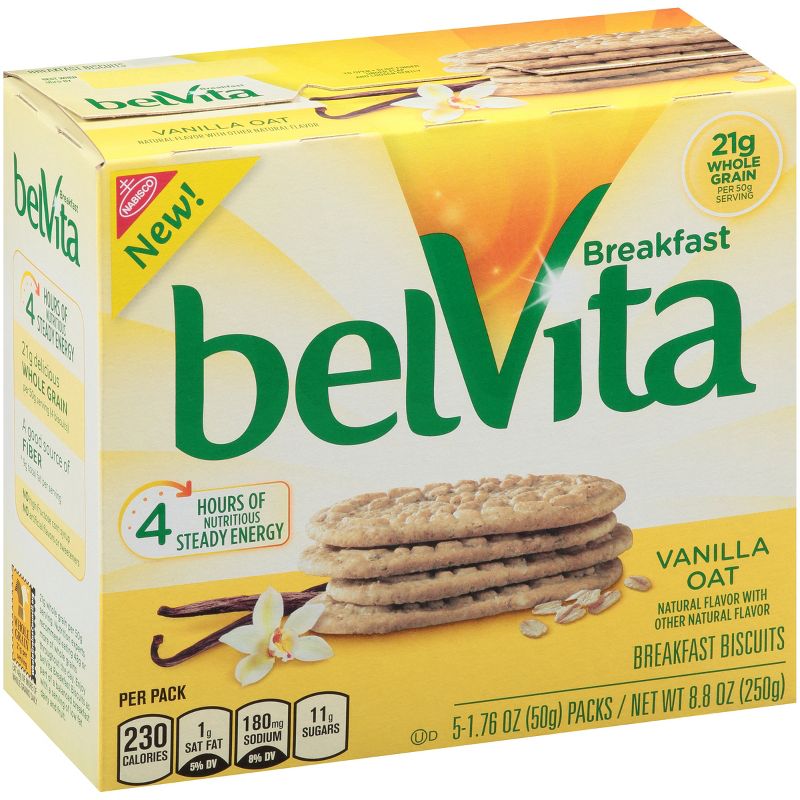 belVita Vanilla Oat Breakfast Biscuits - 5ct