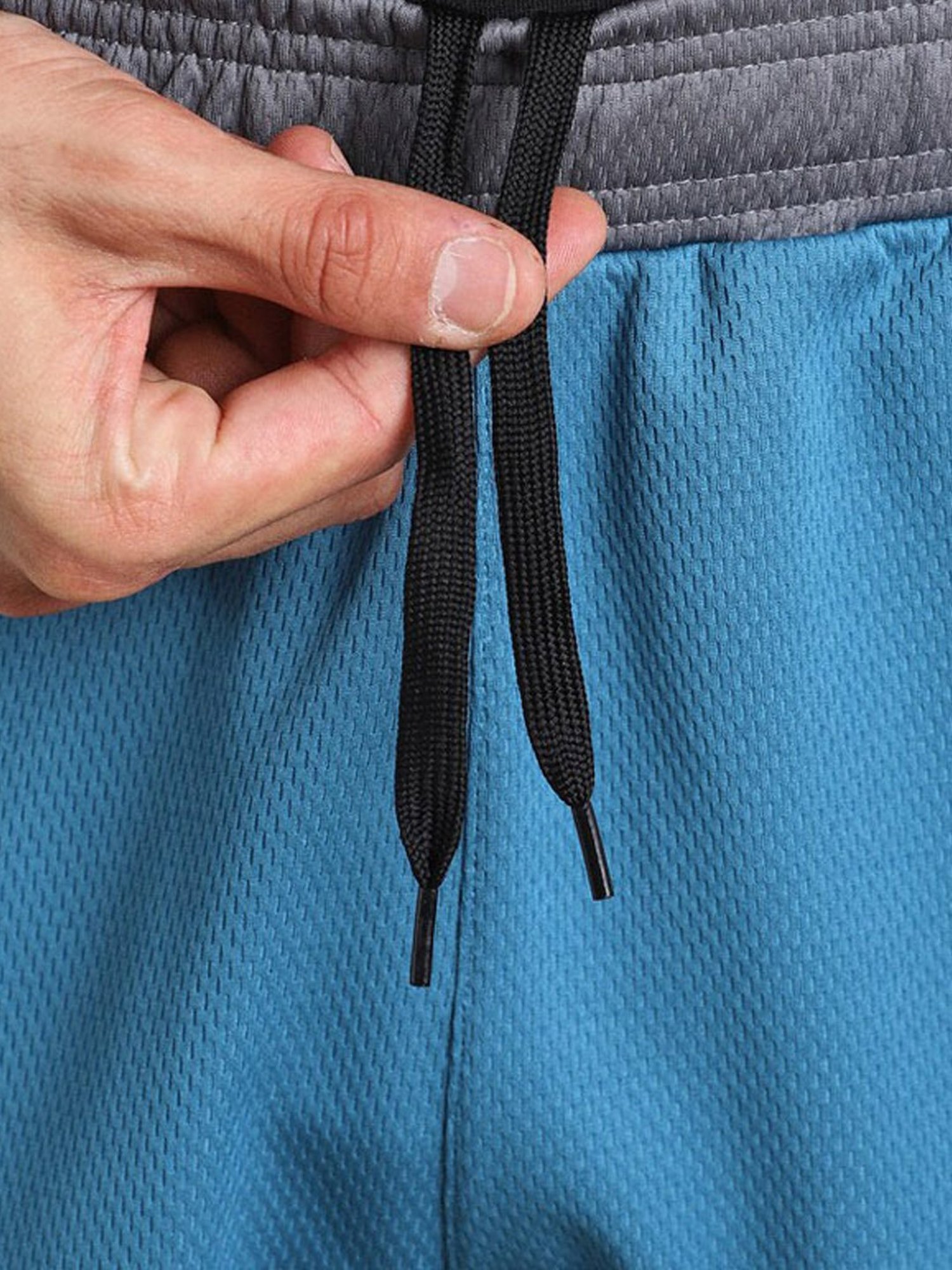 Reebok Blue Regular Fit Sports Shorts