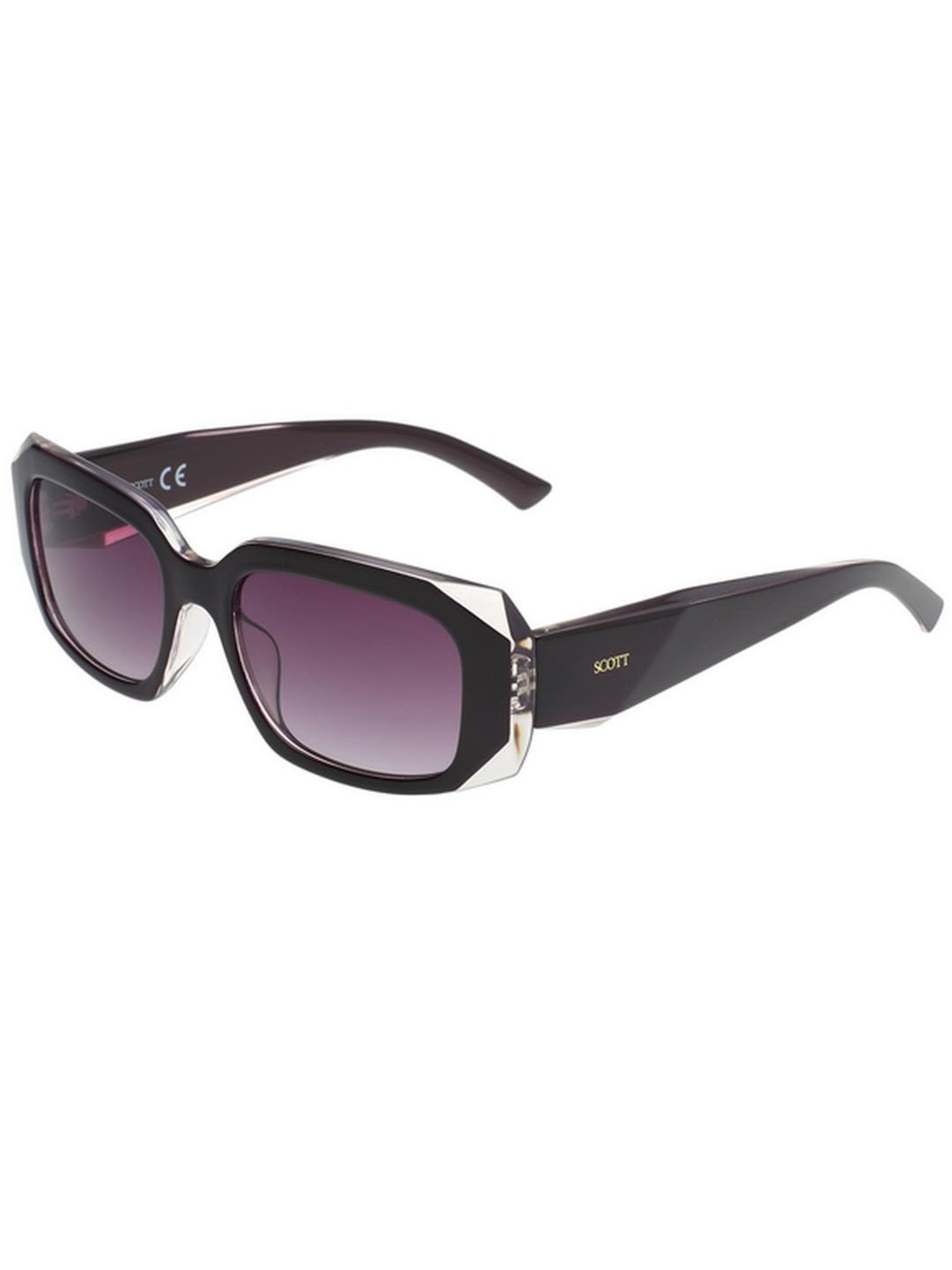 SCOTT Grey Rectangular UV Protection Sunglasses for Women