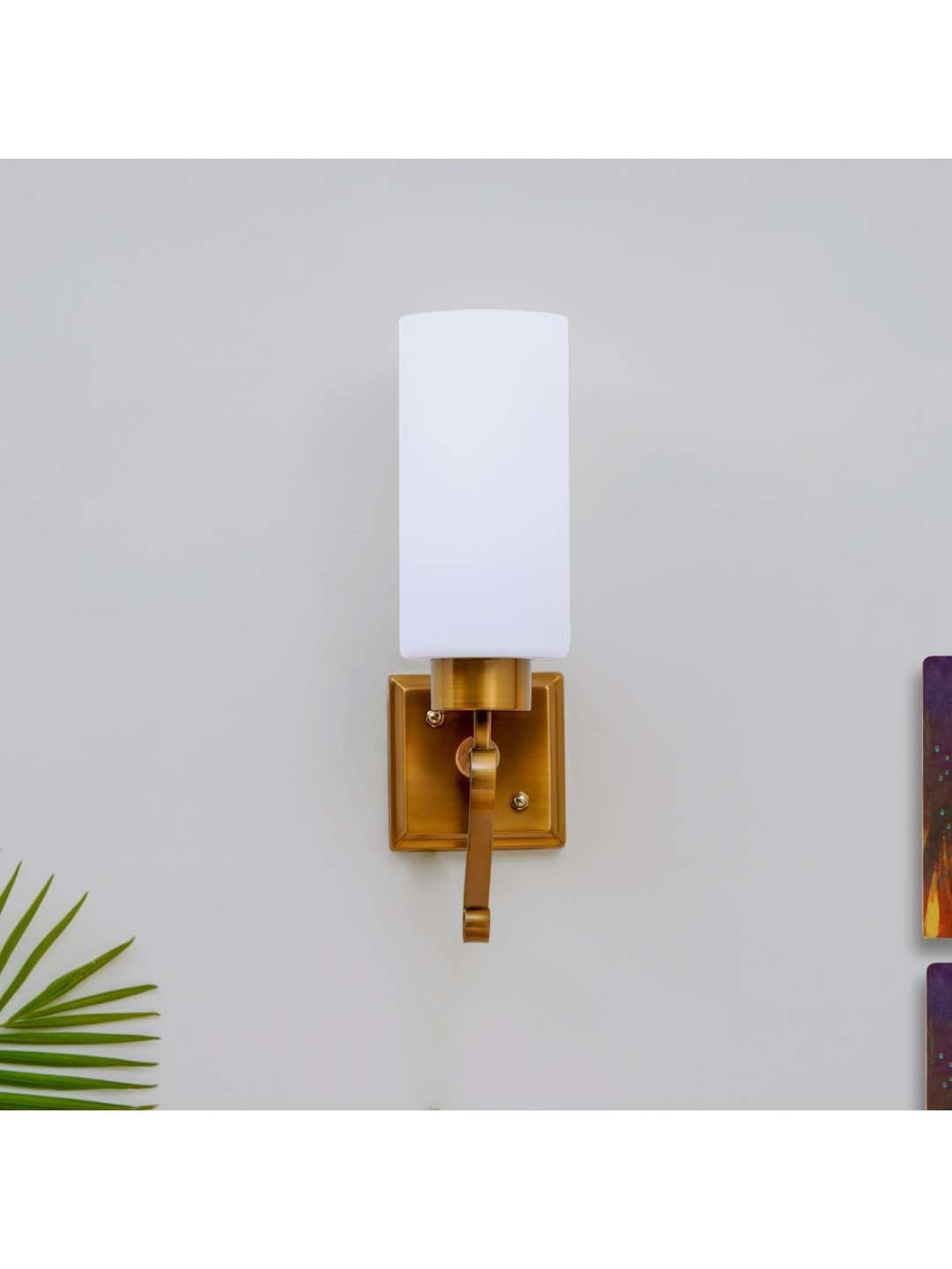 Fos Lighting 'Dish' Antique Gold & White Brass 5-In-1 Hanging Light