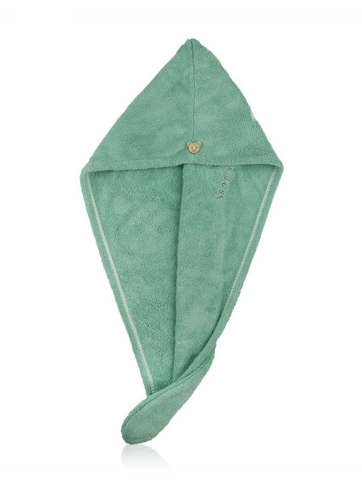 Streak Street Microfiber Hair Wrap Towel Pistachio Teddy