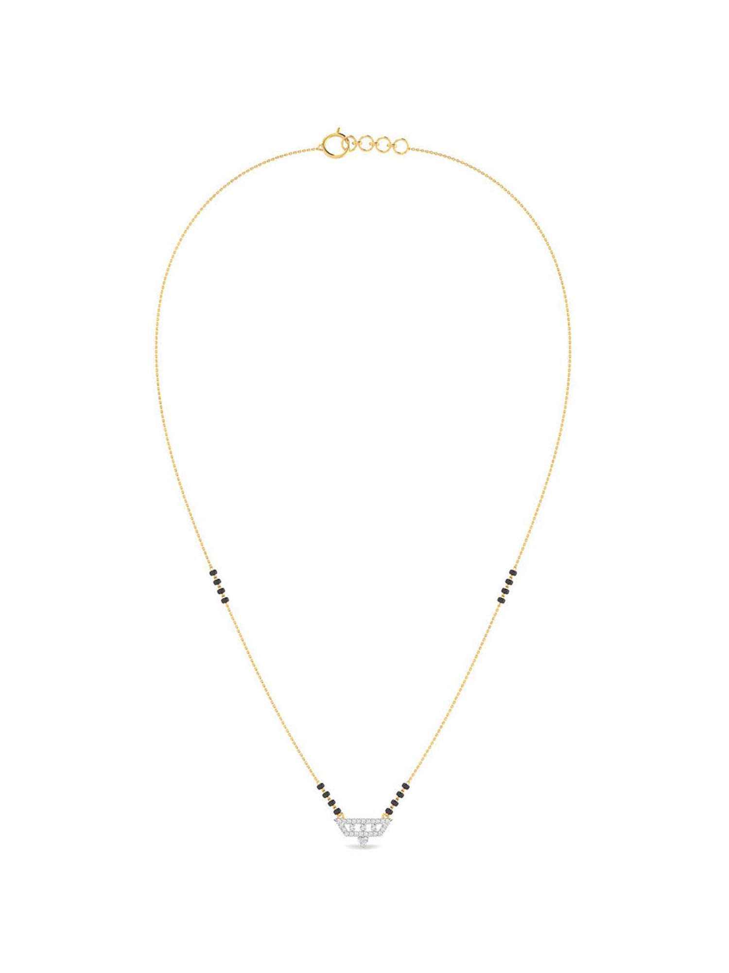 Waman Hari Pethe Jewellers 18k Gold & Diamond Mangalsutra for Women