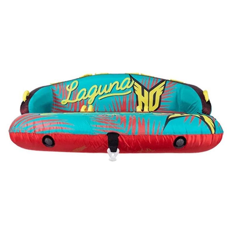 HO Sports Laguna 3-Person Multi-Directional Ride-On Chariot and Couch Style Towable Tube with Attachments