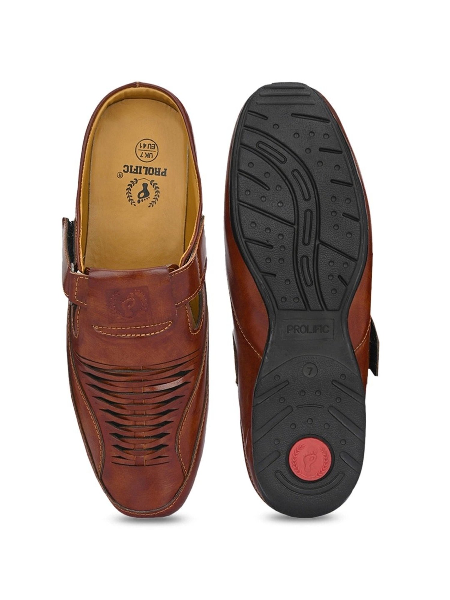 Prolific Men's Roman Tan Mule Shoes