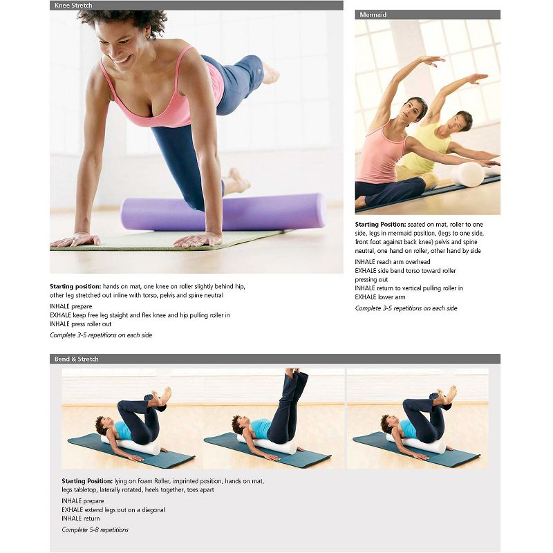 Stott Pilates Foam Roller Deluxe - Purple (36")