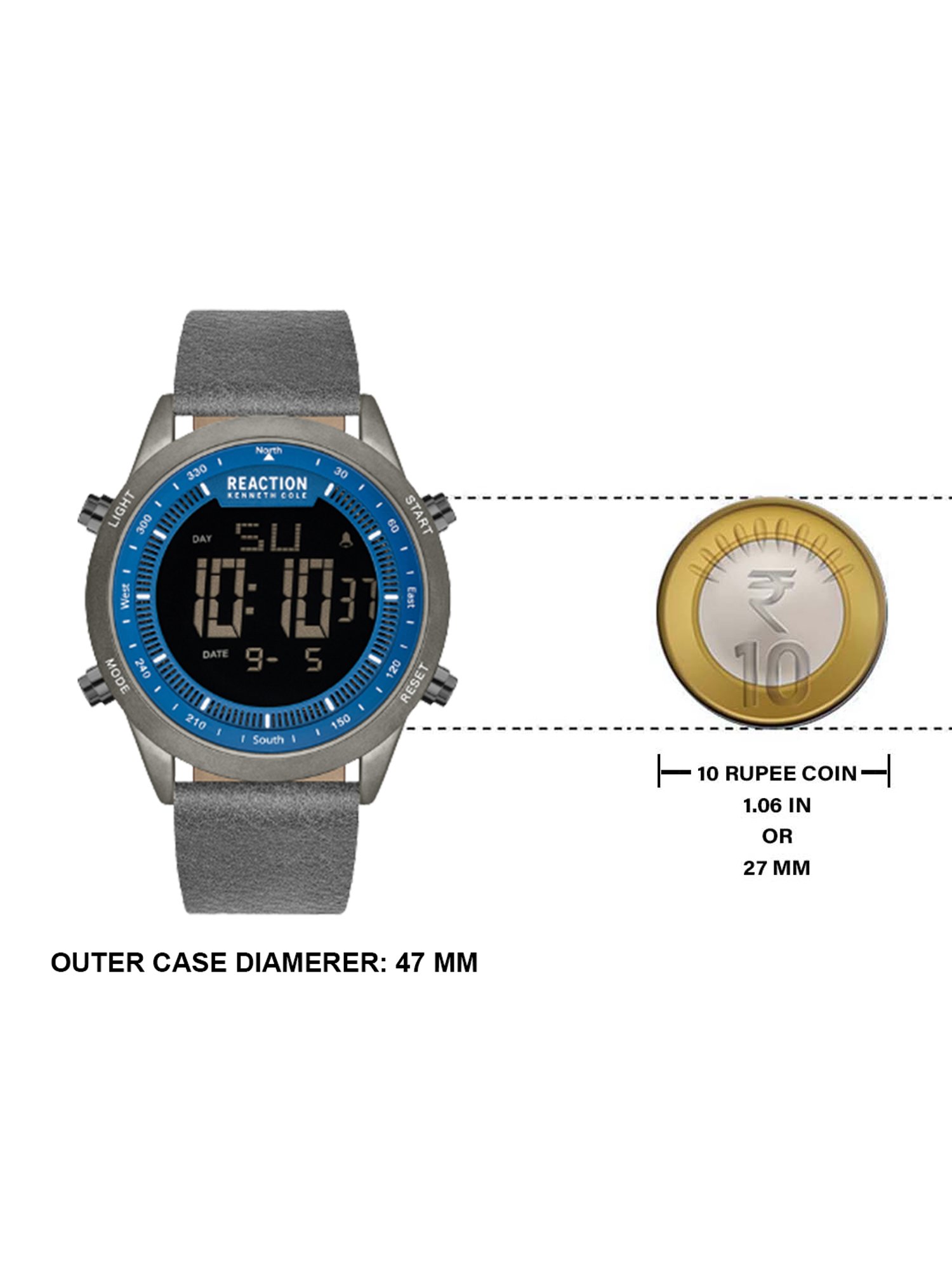 Reaction Kenneth Cole KRWGD2191201 Rees Chronograph Watch for Men