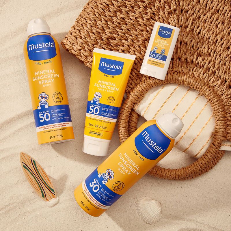 Mustela Mineral Baby Sunscreen Stick - SPF 50 - 0.6oz
