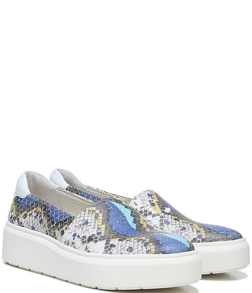 Franco Sarto Lodi2 Snake Print Slip-On Platform Sneakers