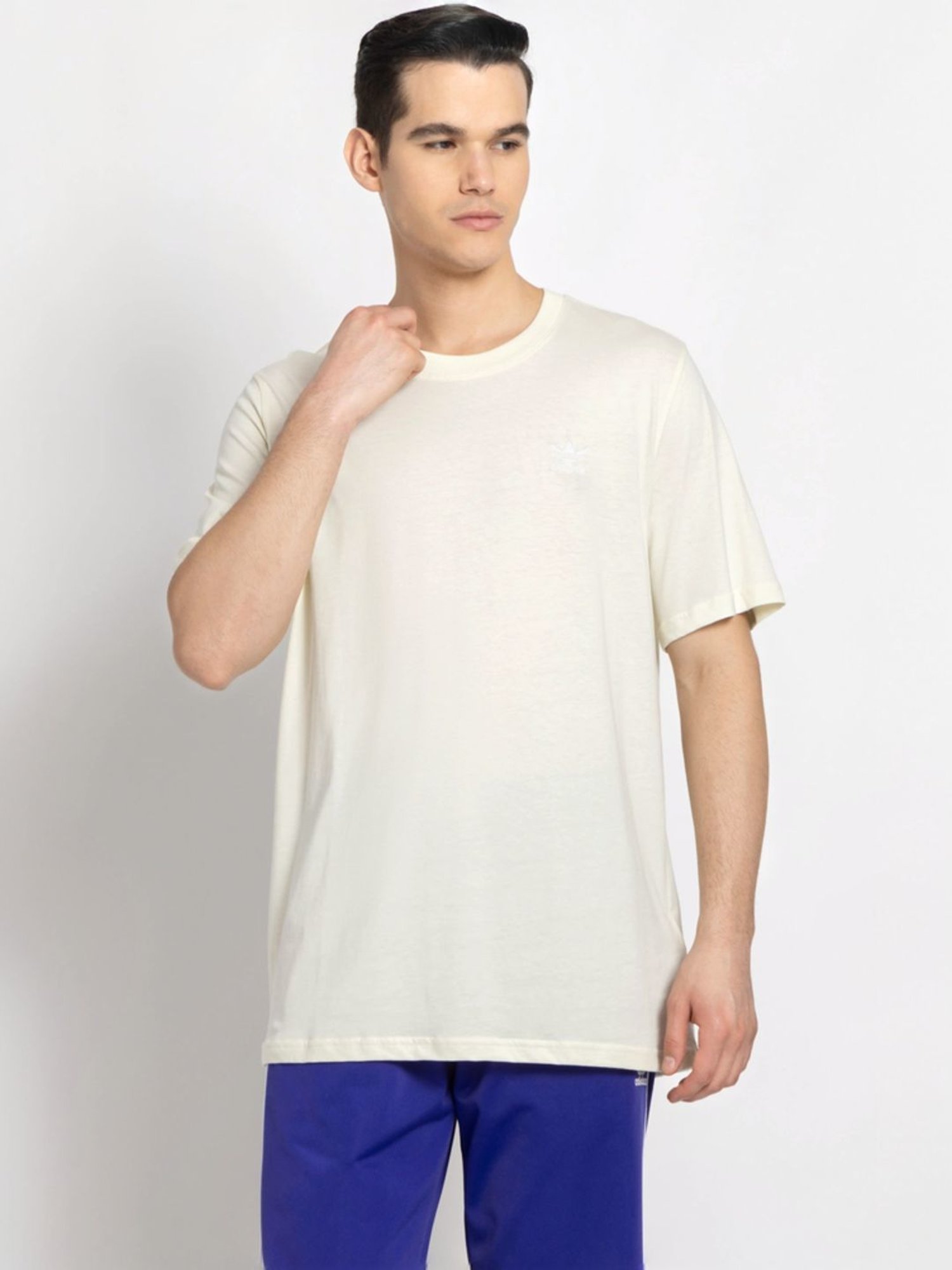 Adidas Originals Ivory Regular Fit T-Shirt
