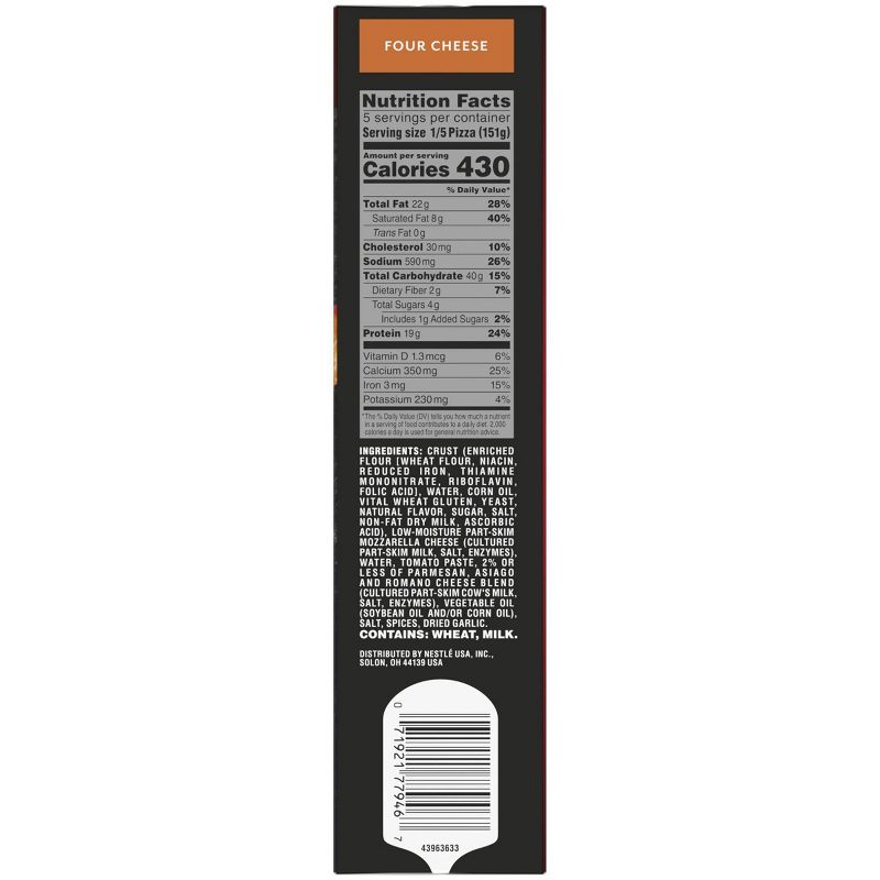 DiGiorno Crispy Pan Four Cheese Frozen Pizza - 26.6oz