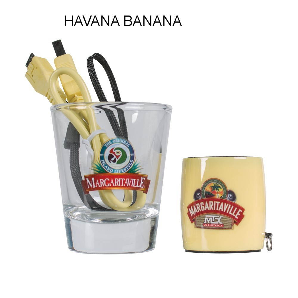 MTX Margaritaville Audio Bluetooth Sound Shot Speaker - Blue | MTX Audio - Serious About Sound&reg;