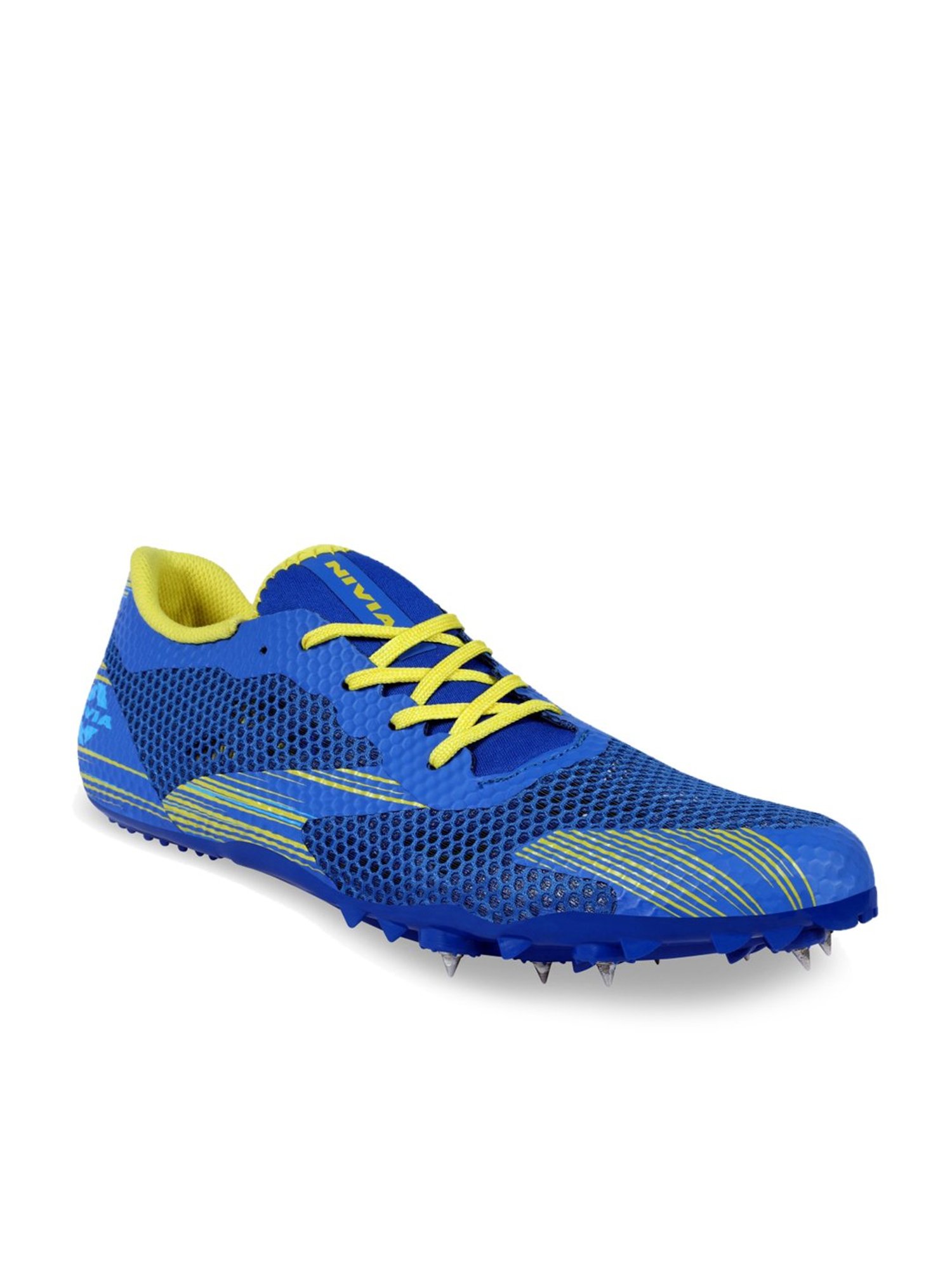 Nivia Men's Track and field-100 Blue Cricket Shoes