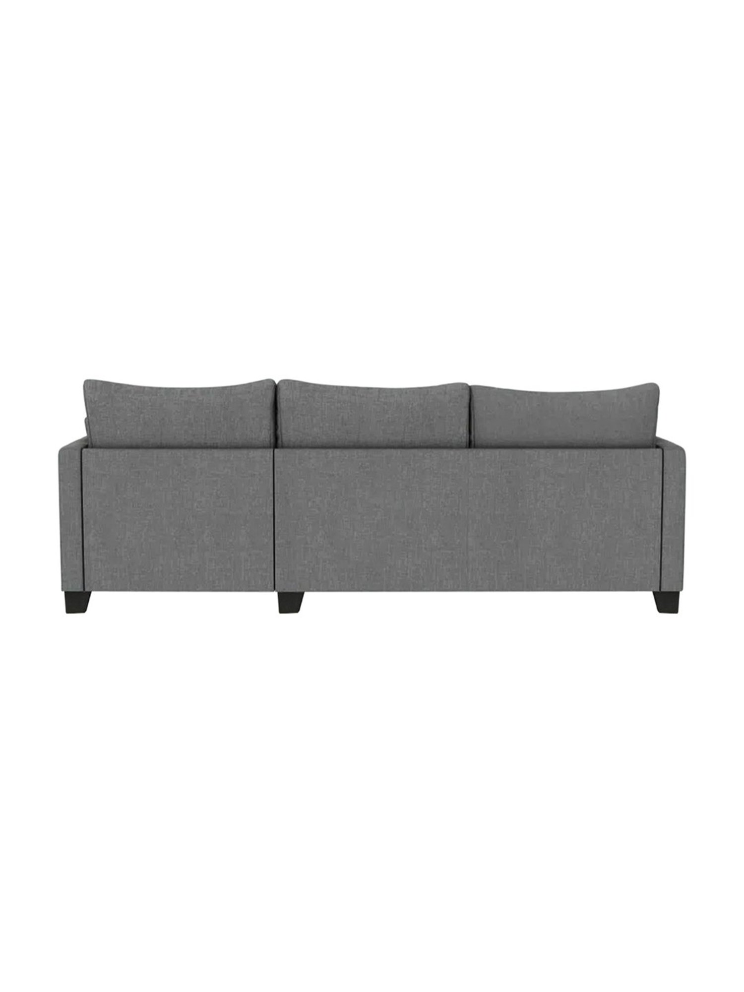 Durian Berry Black Premium Leatherette 2 Seater Sofa