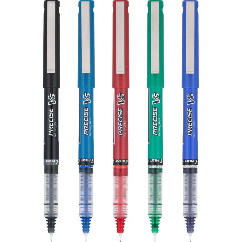 Pilot Rollerball Pens, Extra Fine Tip, 5ct - Multicolor Ink