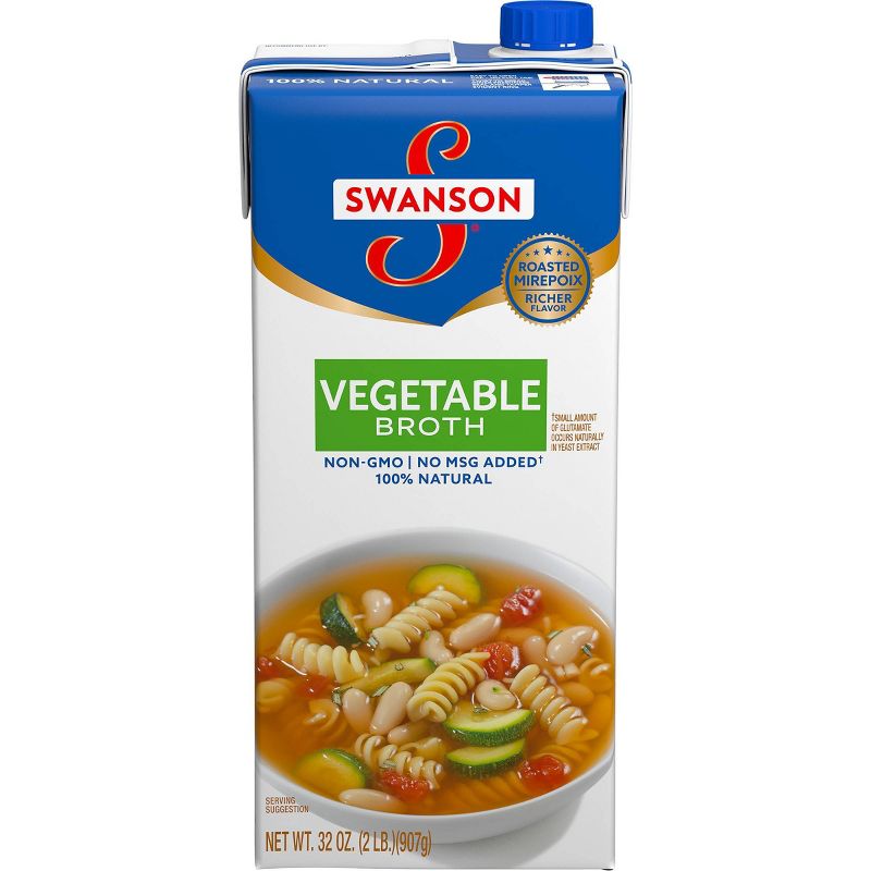 Swanson 100% Natural Vegetable Broth 32oz