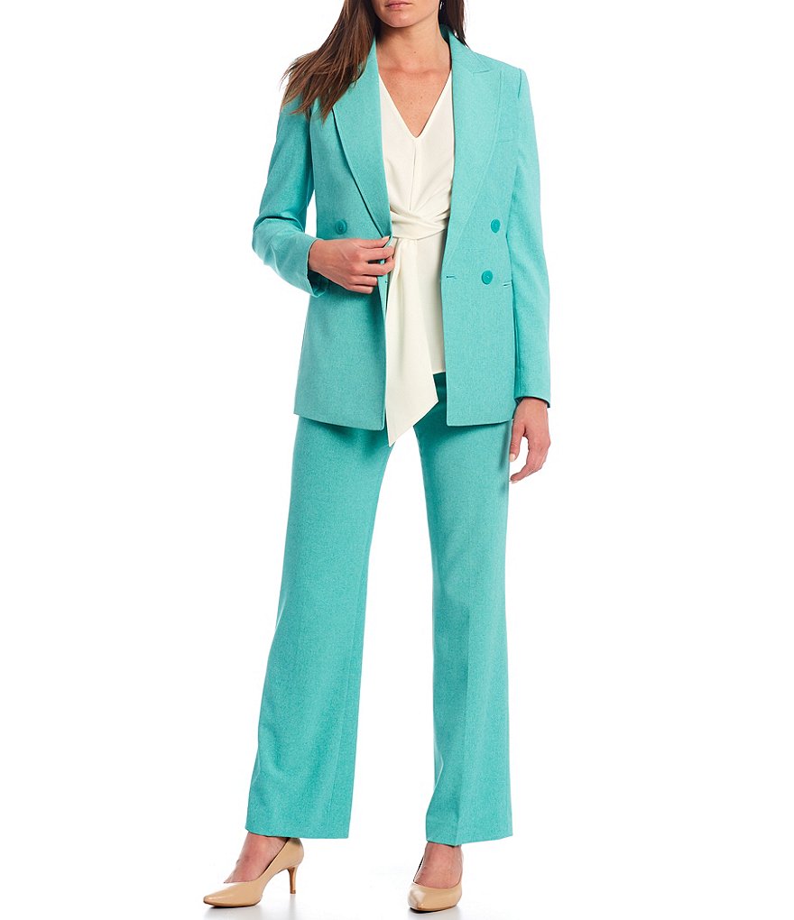 Tahari ASL Long Sleeve Double Breasted Jacket