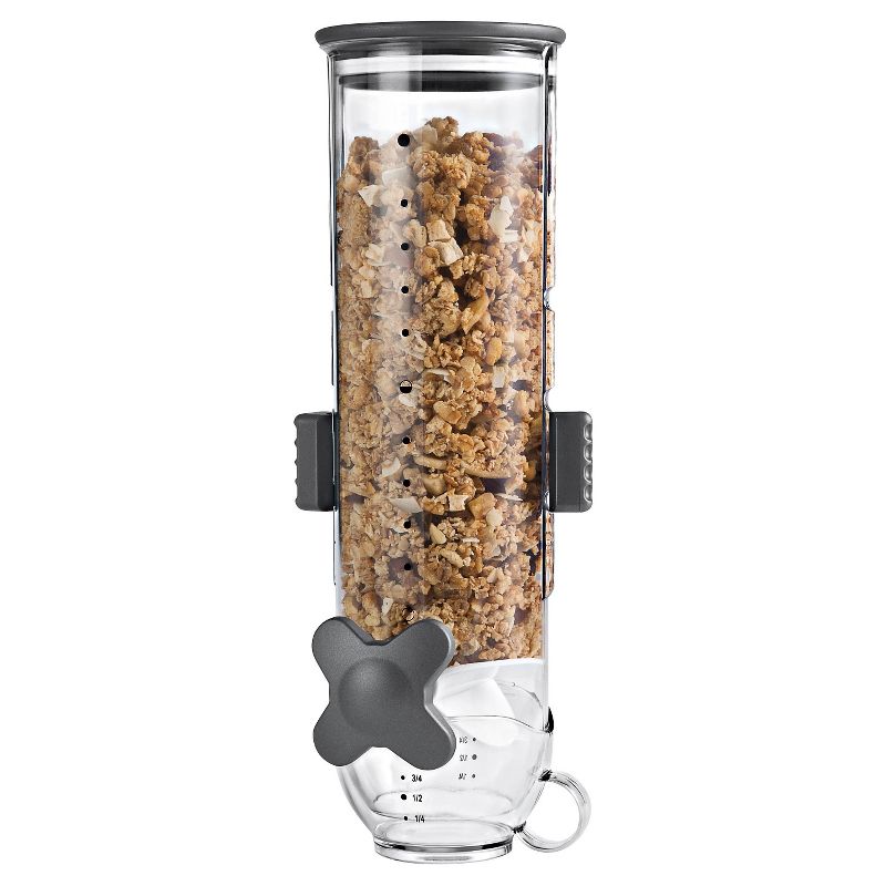 Zevro SmartSpace Edition Wall Mount Dry Food Dispenser Single 13Oz. Canister