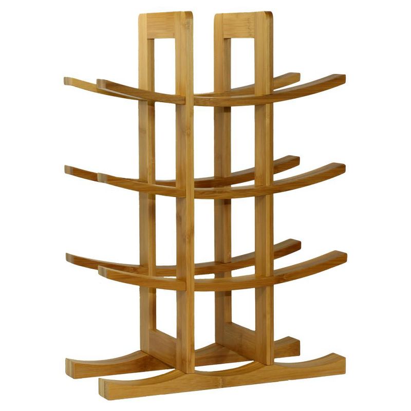 Oceanstar 12-Bottle Bamboo Wine Rack